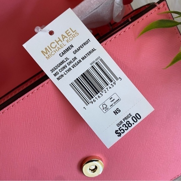 New Michael Kors Carmen Satchel Messenger Shoulder bag - Picture 12 of 17